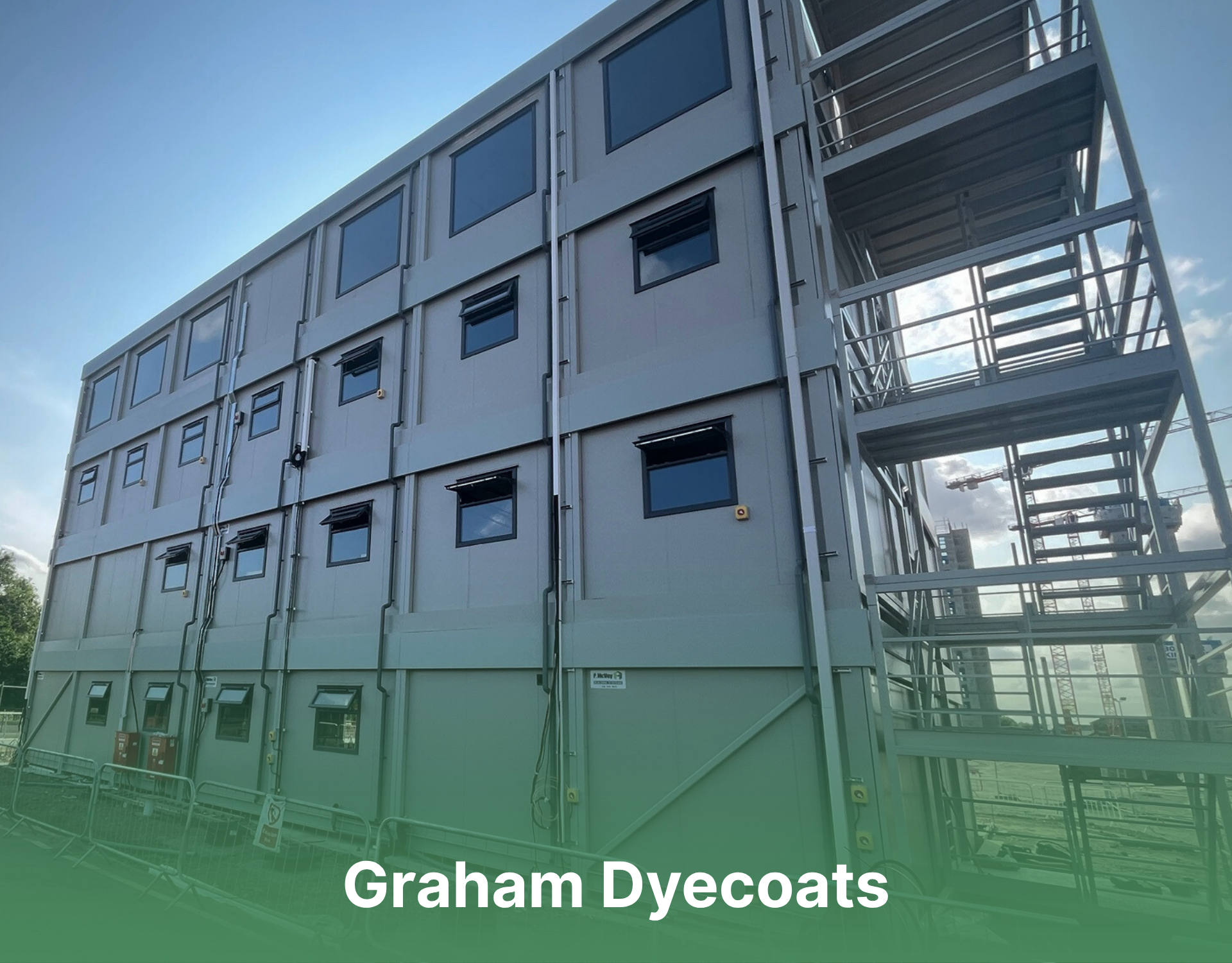Temporary Commercial Modular Buildings - Dyecoats